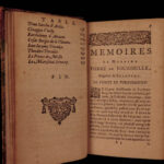 1666 1st ed Memoires of Bourdeille Brantome Sexuality Military Letters 7v SET