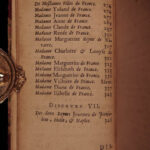 1666 1st ed Memoires of Bourdeille Brantome Sexuality Military Letters 7v SET