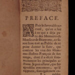 1666 1st ed Memoires of Bourdeille Brantome Sexuality Military Letters 7v SET