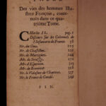 1666 1st ed Memoires of Bourdeille Brantome Sexuality Military Letters 7v SET