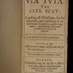 1630 Via Tuta The Safe Way Puritan Church of England Controversy Humphrey Lynde