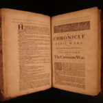 1676 Heath Chronicle of English Civil WAR Cromwell Charles II England Scotland
