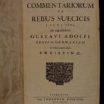 1686 1ed Samuel Pufendorf Natural Law HUGE FOLIO Hobbes Grotius Sweden Suecicis