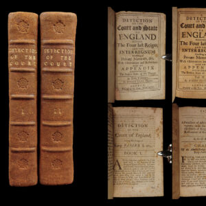 1694 1ed Detection of Court COKE England NAVY Ships Andrew Marvell Cromwell 2v