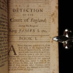 1694 1ed Detection of Court COKE England NAVY Ships Andrew Marvell Cromwell 2v