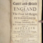 1694 1ed Detection of Court COKE England NAVY Ships Andrew Marvell Cromwell 2v