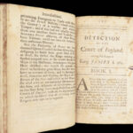 1694 1ed Detection of Court COKE England NAVY Ships Andrew Marvell Cromwell 2v