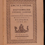 1776 1ed Encyclopedia of Yverdon Illustrated Surgery Anatomy Alchemy Diamonds