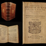 1583 Hadrianus Junius Polyglot Dictionary Lexicon Dutch Latin Byzantine Plantin