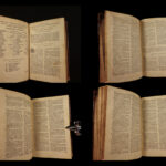 1583 Hadrianus Junius Polyglot Dictionary Lexicon Dutch Latin Byzantine Plantin
