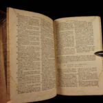 1583 Hadrianus Junius Polyglot Dictionary Lexicon Dutch Latin Byzantine Plantin