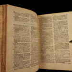1583 Hadrianus Junius Polyglot Dictionary Lexicon Dutch Latin Byzantine Plantin