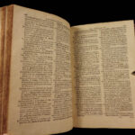 1583 Hadrianus Junius Polyglot Dictionary Lexicon Dutch Latin Byzantine Plantin