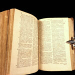1583 Hadrianus Junius Polyglot Dictionary Lexicon Dutch Latin Byzantine Plantin