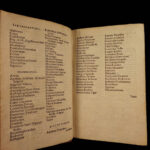 1583 Hadrianus Junius Polyglot Dictionary Lexicon Dutch Latin Byzantine Plantin