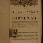 1686 1ed Samuel Pufendorf Natural Law HUGE FOLIO Hobbes Grotius Sweden Suecicis