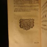 1725 1st ed CICERO Letters Roman Republic Julius Caesar Brutus FINE BINDING ARMS