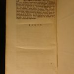 1725 1st ed CICERO Letters Roman Republic Julius Caesar Brutus FINE BINDING ARMS