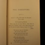 1892 1st ed The Foresters Alfred Tennyson Robin Hood Maid Marian Play Theatre