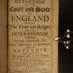 1694 1ed Detection of Court COKE England NAVY Ships Andrew Marvell Cromwell 2v