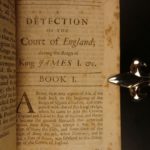 1694 1ed Detection of Court COKE England NAVY Ships Andrew Marvell Cromwell 2v