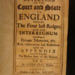 1694 1ed Detection of Court COKE England NAVY Ships Andrew Marvell Cromwell 2v