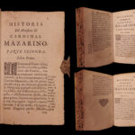 1669 1ed Jesuit Cardinal Mazarin Italian Richelieu 3v Louis XIV Political Wars