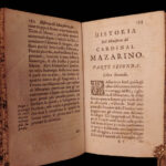 1669 1ed Jesuit Cardinal Mazarin Italian Richelieu 3v Louis XIV Political Wars