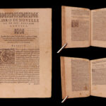1572 1st ed Novellino Carlo Gualteruzzi Italian Tales Sexuality VULGAR Proverbs