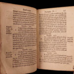 1545 Medieval ITALIAN LAW of Jaffredus Balbus / Balbi CIVIL Jurisprudence Court