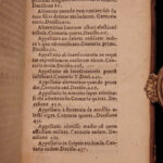 1545 Medieval ITALIAN LAW of Jaffredus Balbus / Balbi CIVIL Jurisprudence Court