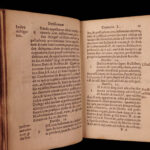 1545 Medieval ITALIAN LAW of Jaffredus Balbus / Balbi CIVIL Jurisprudence Court