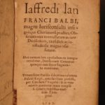 1545 Medieval ITALIAN LAW of Jaffredus Balbus / Balbi CIVIL Jurisprudence Court