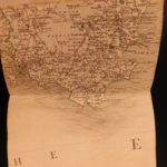 1794 John Cary Maps of England & Wales Scotland Color ATLAS Navigation Travel