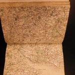1794 John Cary Maps of England & Wales Scotland Color ATLAS Navigation Travel