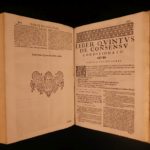 1624 Sanchez Marriage Jesuit LAW Sexuality Perversion Forbidden Books! FOLIOS