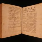1722 Gravina Juris Civilis Civil LAW Italian Canon LAW Jurisprudence 2in1 Vellum