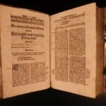1736 Clemens von Burghausen German Protestant Bible Sermons HUGE FOLIO