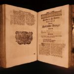 1736 Clemens von Burghausen German Protestant Bible Sermons HUGE FOLIO
