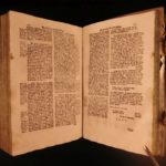 1736 Clemens von Burghausen German Protestant Bible Sermons HUGE FOLIO