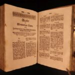 1736 Clemens von Burghausen German Protestant Bible Sermons HUGE FOLIO