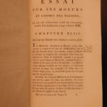 1784 Voltaire Spirit of Nations ISLAM Muslim Turkey Mohammed Quran Charlemagne