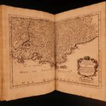 1661 Topographiae Galliae French Geography Illustrated MAPS Zeiler Merian France