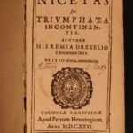 1626 Jeremias Drexel Nicetas Jesuit Devotional Sexuality Vices Chastity Demons