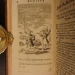 1670 Herman Hugo Pia Desideria OT Bible Emblemata Illustrated EMBLEMS Poetry