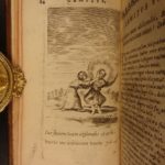 1670 Herman Hugo Pia Desideria OT Bible Emblemata Illustrated EMBLEMS Poetry
