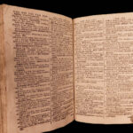 1684 Matthias Martinez 4 Language Dictionary Tetraglotton French Greek Belgian