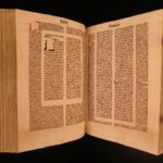 1486 Anton Koberger INCUNABULA Holy Bible Nuremberg Illustrated Lyra Commentary