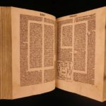 1486 Anton Koberger INCUNABULA Holy Bible Nuremberg Illustrated Lyra Commentary