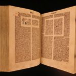 1486 Anton Koberger INCUNABULA Holy Bible Nuremberg Illustrated Lyra Commentary